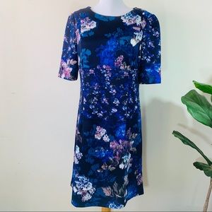 BETSEY JOHNSON | Floral Midi Sheath Dress